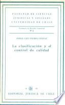 Anibal Salvatierra Lindsay la Clasificacion Yel Control de Calidad