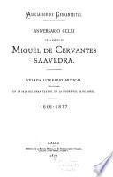 Aniversario CCLXI de la muerte de Miguel de Cervantes Saavedra