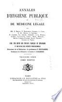 Annales d'hygiène publique, industrielle et sociale