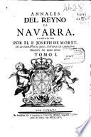 Annales del Reyno de Navarra