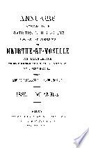 Annuaire administratif, statistique, historique, judiciaire et commercial de Meurthe-et-Moselle