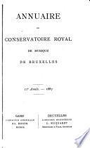 Annuaire du Conservatoire royal de musique de Bruxelles