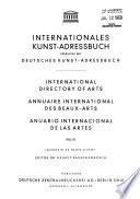 Annuaire international des beaux-arts