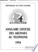 Annuaire officiel des abonnés au téléphone