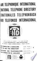 Annuaire Téléphonique International