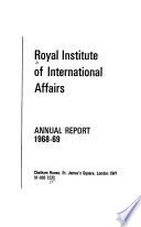 Annual Report of the Council