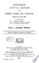 Annual Report of the Fishery Board for Scotland for the Year Ended ..