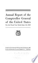 Annual Report of the General Accounting Office