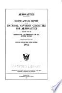 Annual Report of the National Advisory Committee for Aeronautics