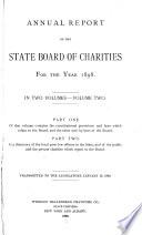 Annual Report of the State Board of Charities of the State of New York