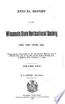 Annual Report of the Wisconsin State Horticultural Society