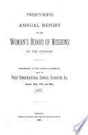 Annual Report of the Woman's Board of Missions of the Interior