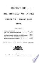 Annual Report on Mineral Industry Operations in Ontario During Calandar Year ...