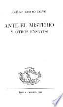 Ante el misterio