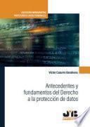 Antecedentes y fundamentos del derecho a la protección de datos