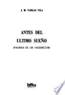 Antes del último sueño