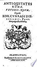 Antiquitates Romae. Veteris-Novae