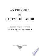 Antología de cartas de amor