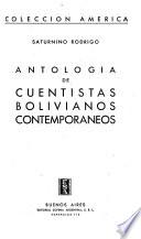 Antología de cuentistas bolivianos contemporáneos