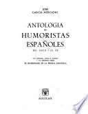 Antologia de humoristas españolas, del siglo I al XX.