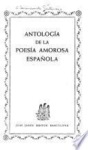 Antología de la poesía amorosa española
