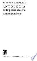 Antologia de la poesía chilena contemporánea