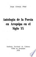 Antología de la poesía en Arequipa en el siglo XX