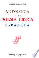Antología de la poesía lírica española
