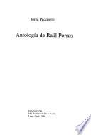 Antología de Raúl Porras