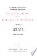 Antología mayor de la literatura española: Barroco (siglo XVII)