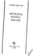 Antología poética (1963-1983)