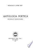Antologia poetica : sus bellas traducciones