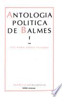 Antología polit́ica de Balmes