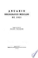 Anuario bibliográfia mexicano
