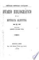 Anuario bibliográfico de la República Arjentina