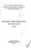 Anuario bibliográfico dominicano