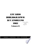Anuario bibliográfico ecuatoriano