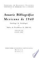 Anuario bibliográfico mexicano