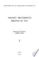 Anuario bibliográfico peruano