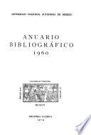 Anuario bibliograf́ico