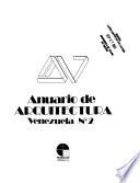 Anuario de arquitectura, Venezuela