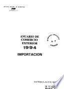 Anuario de comercio exterior