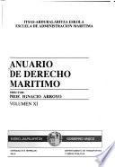 Anuario de derecho marítimo