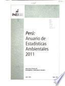 Anuario de estadísticas ambientales