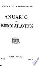 Anuario de estudios Atlánticos
