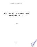 Anuario de estudios filológicos