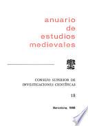 Anuario de estudios medievales