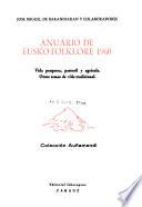Anuario de Eusko-folklore