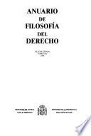 Anuario de filosofía del derecho