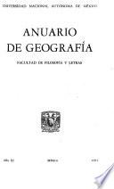 Anuario de geografía